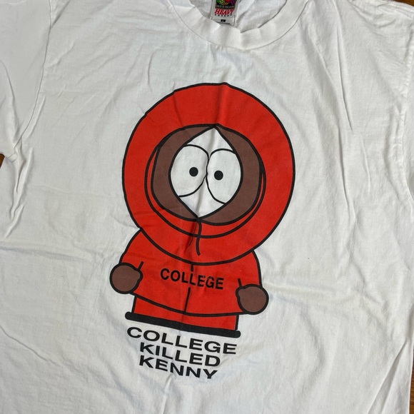 Vtg 90s Southpark Cartman Kenny College Comedy Central T-Shirt 2Lot Size L Rare - Picture 6 of 16